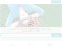 Tablet Screenshot of dietetyk.pl